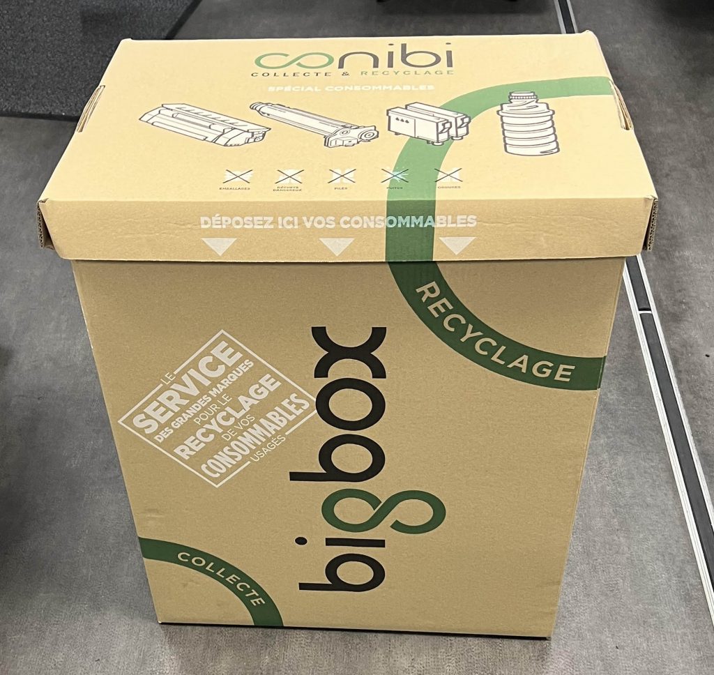 ecobox, déchets encres toners