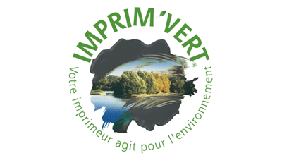 logo imprim vert label recyclage 